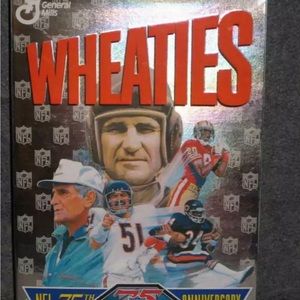 Collectible Wheaties Box.It commemmorates the NFL's 75th Anniversary.